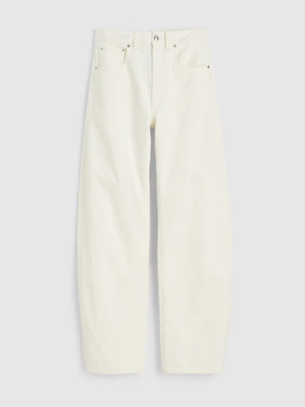 Madewell White Balloon Jean